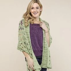 Valley Yarns WEBS DIR02 Shawl Collar Stole By Doris Chan