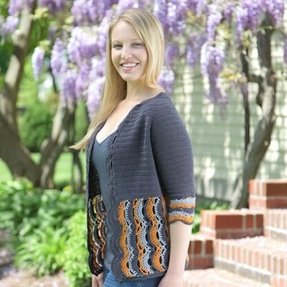 Valley Yarns 546 Alexandrium Cardigan 5 Valley Yarns 546 Alexandrium Cardigan - Image 3