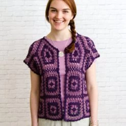 Valley Yarns WEBS DIR04 Motif Bolero By Doris Chan